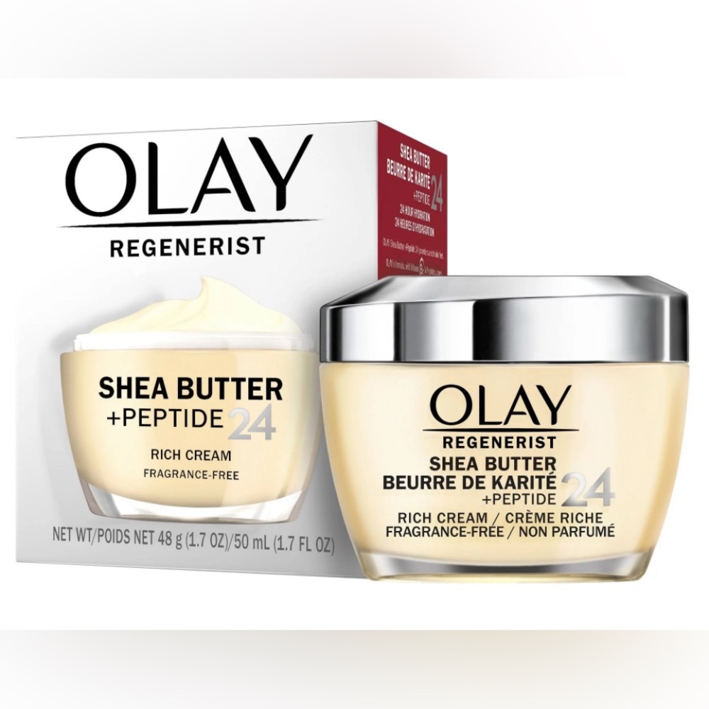 OLAY Shea Butter +Peptide 24 Rich Cream NEW!